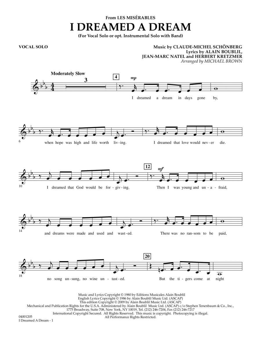 I Dreamed a Dream (from 