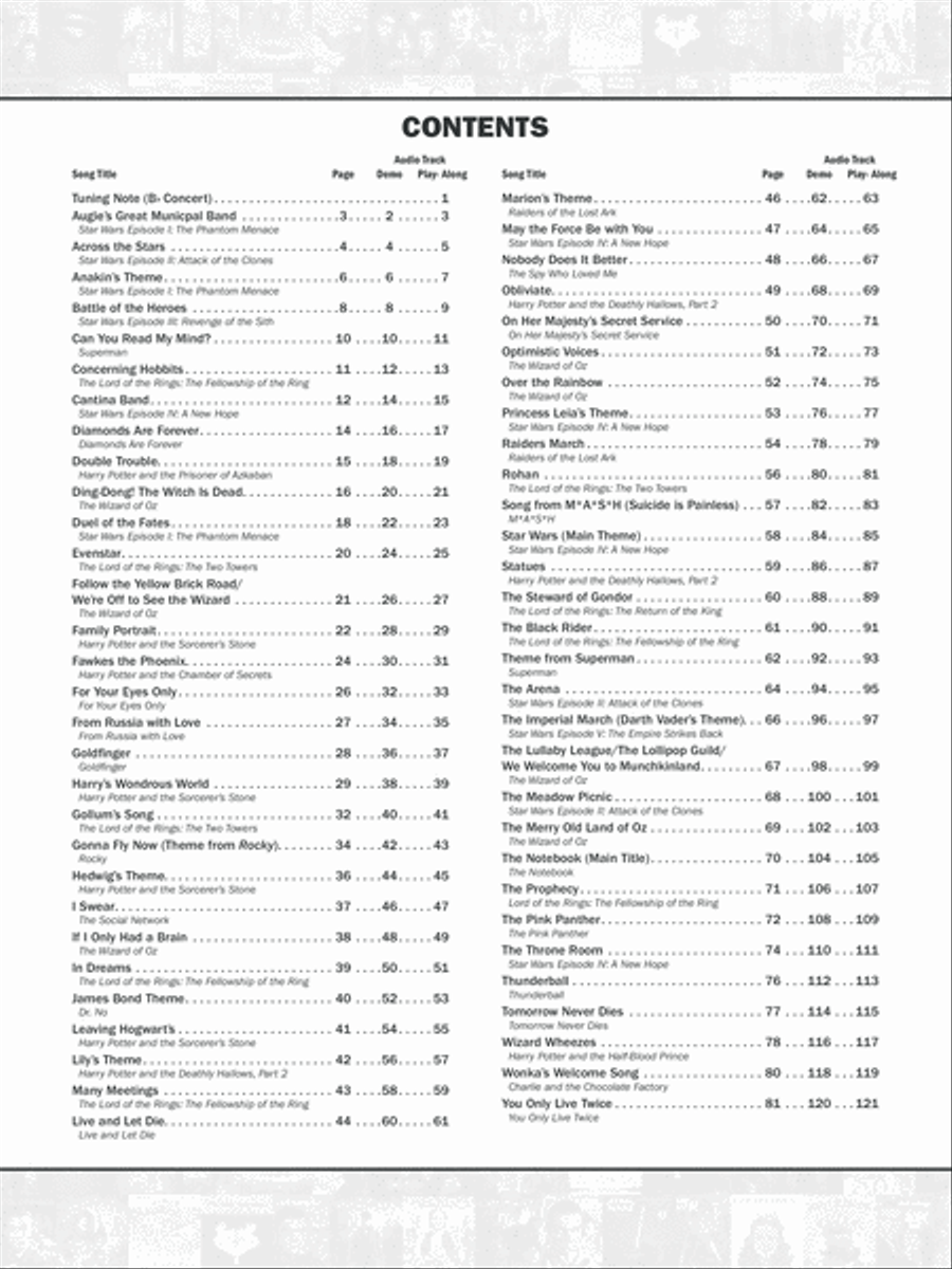 Ultimate Movie Instrumental Solos Alto Saxophone scores gallery preview page 2