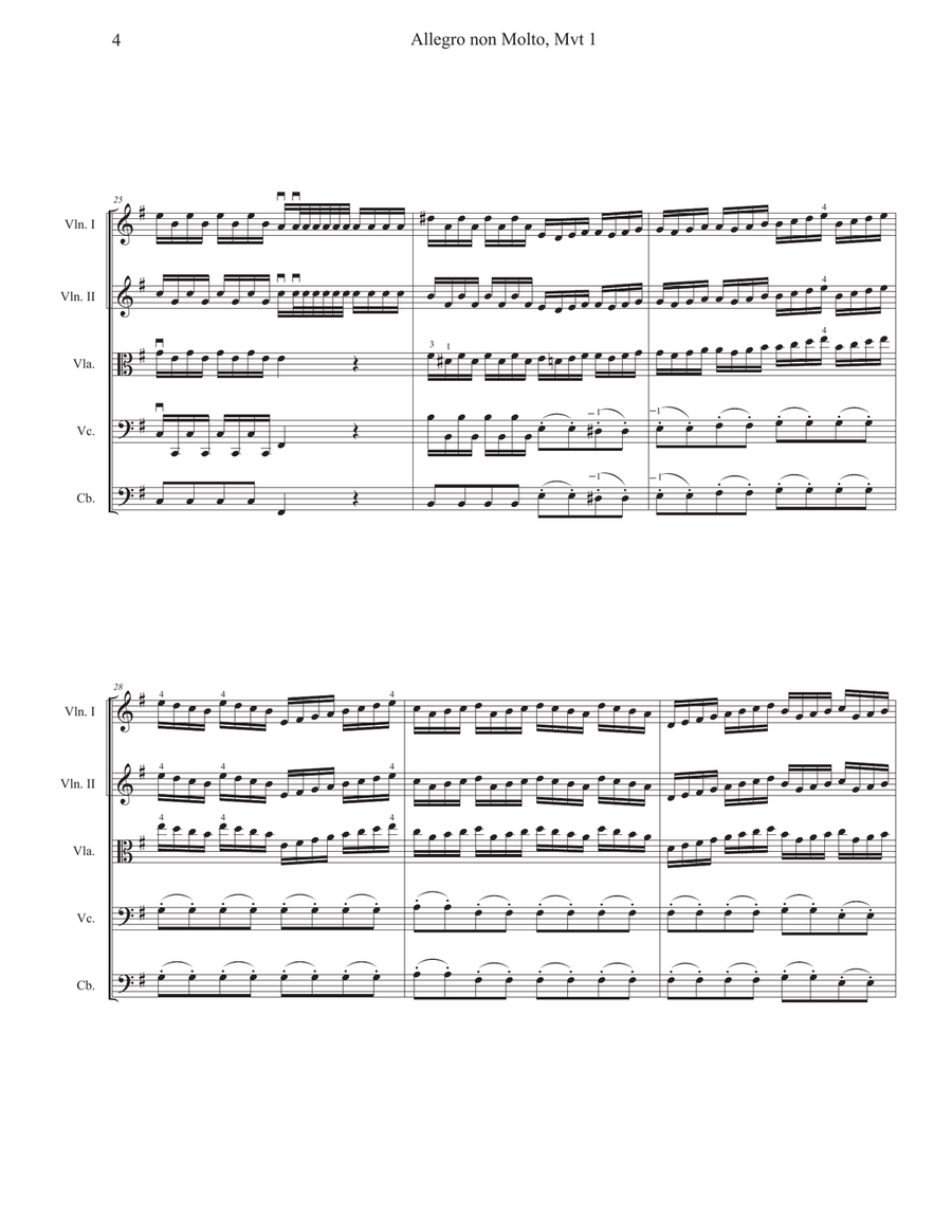 Winter, Movement 1 from Vivaldi's Four Seasons. Grade 3 String Orchestra String Orchestra scores gallery preview page 4