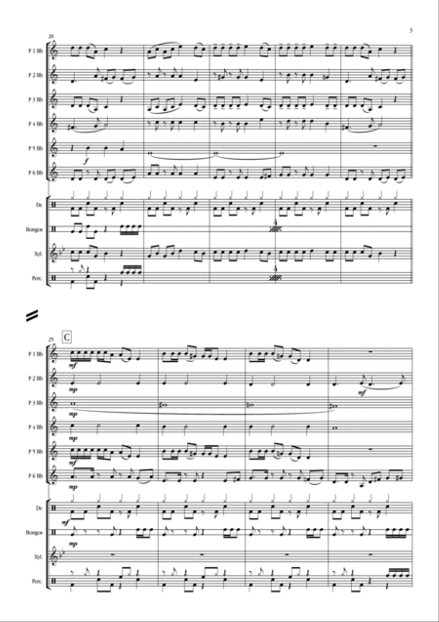 Bones Concert Band scores gallery preview page 3