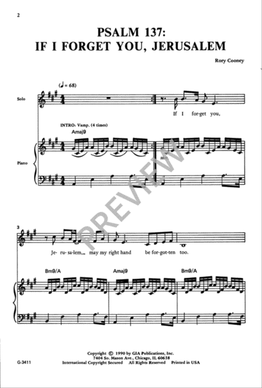 If I Forget You, Jerusalem Choir scores gallery preview page 3