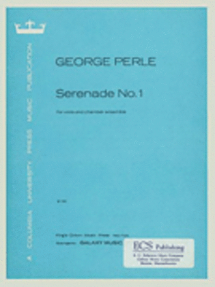 Serenade No. 1 (score)