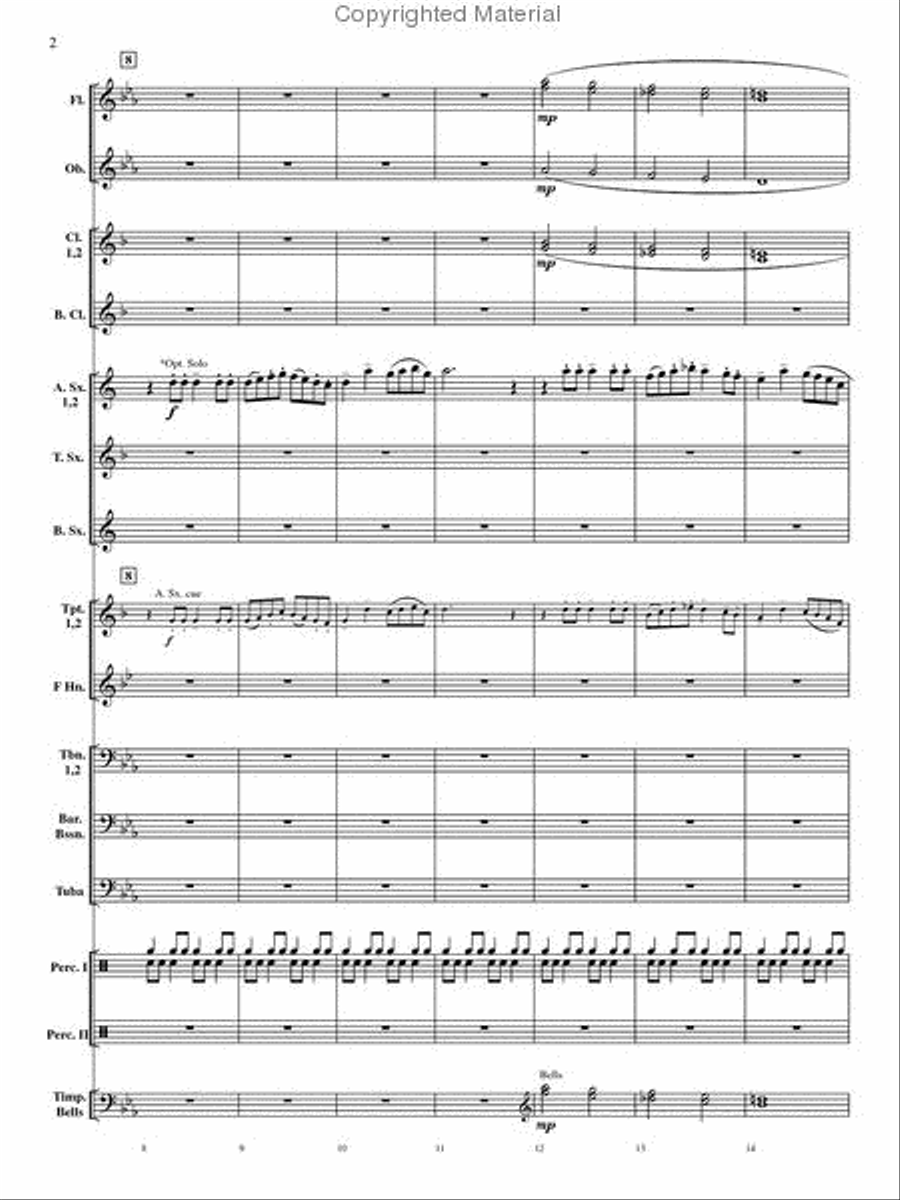 Rondo on a Modal Theme Concert Band scores gallery preview page 3