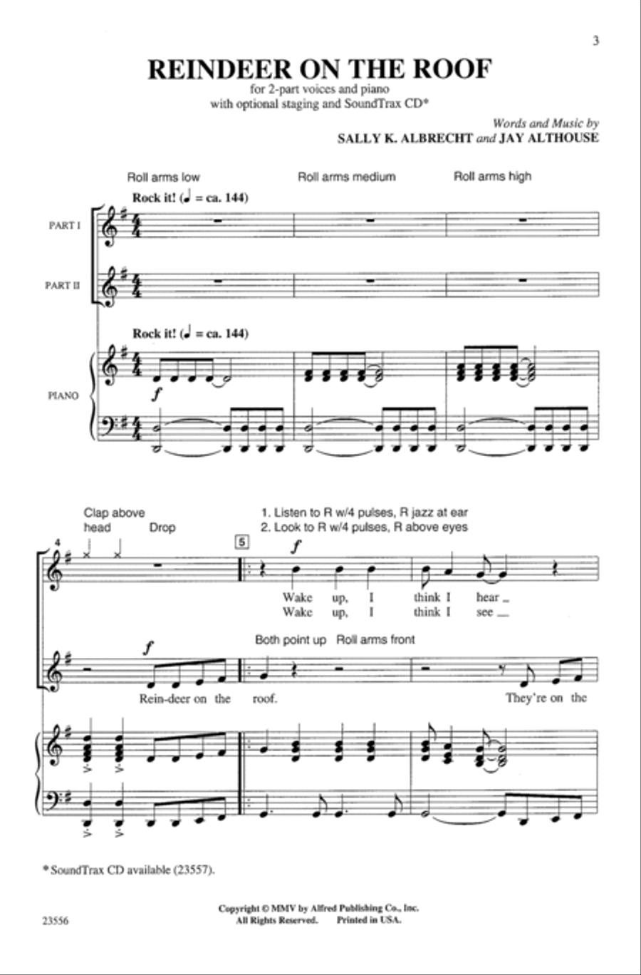 Reindeer on the Roof 2-Part scores gallery preview page 10