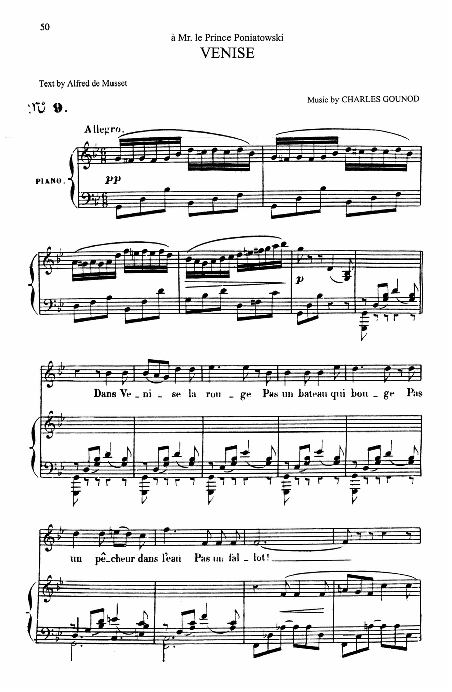 Gounod: Songs, Volume I, High Voice (French)