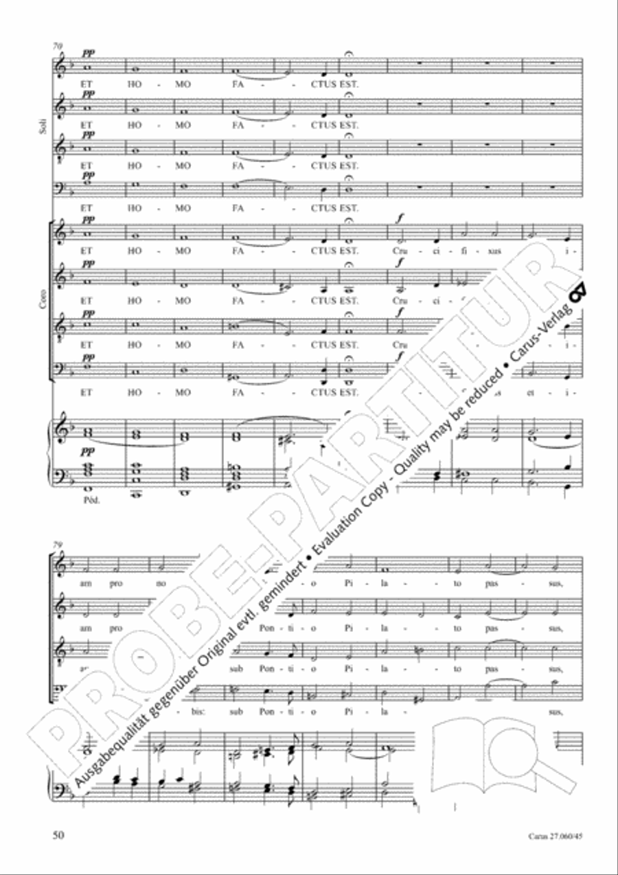 Messe a quatre voix 4-Part scores gallery preview page 51