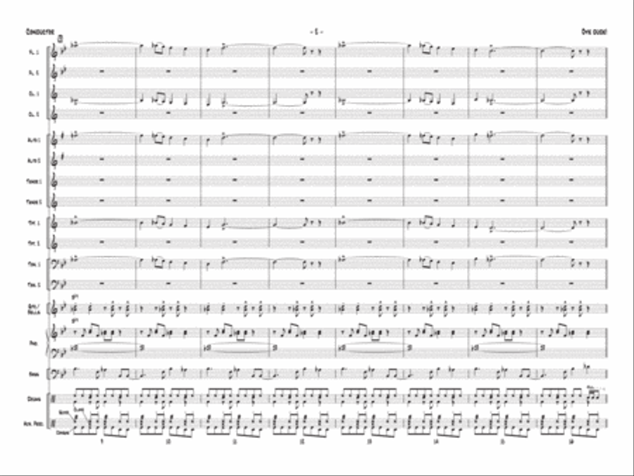 Oye Dude! Jazz Ensemble scores gallery preview page 3