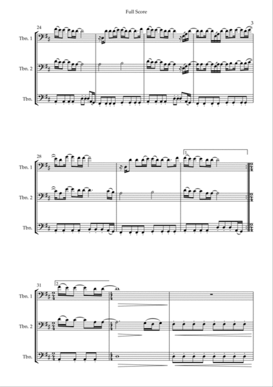 Goodness Of God Goodness Of God Brass Trio scores gallery preview page 3
