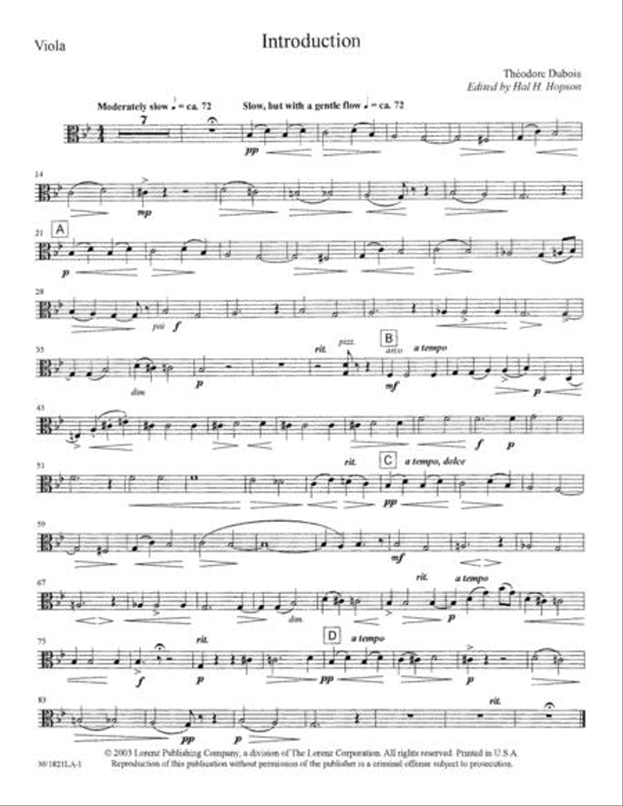 The Seven Last Words of Christ - Viola Choir scores gallery preview page 2