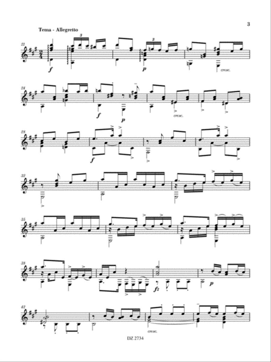 Rondo Schubertino Classical Guitar scores gallery preview page 3