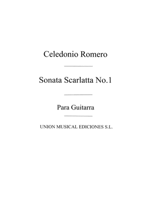 Book cover for Sonata Scarlatta No1