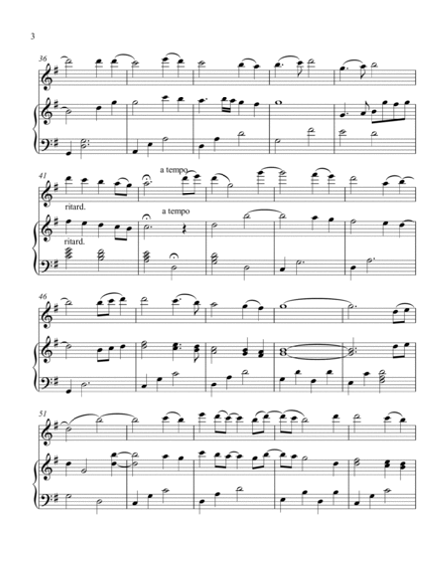 From A Distance Flute scores gallery preview page 4