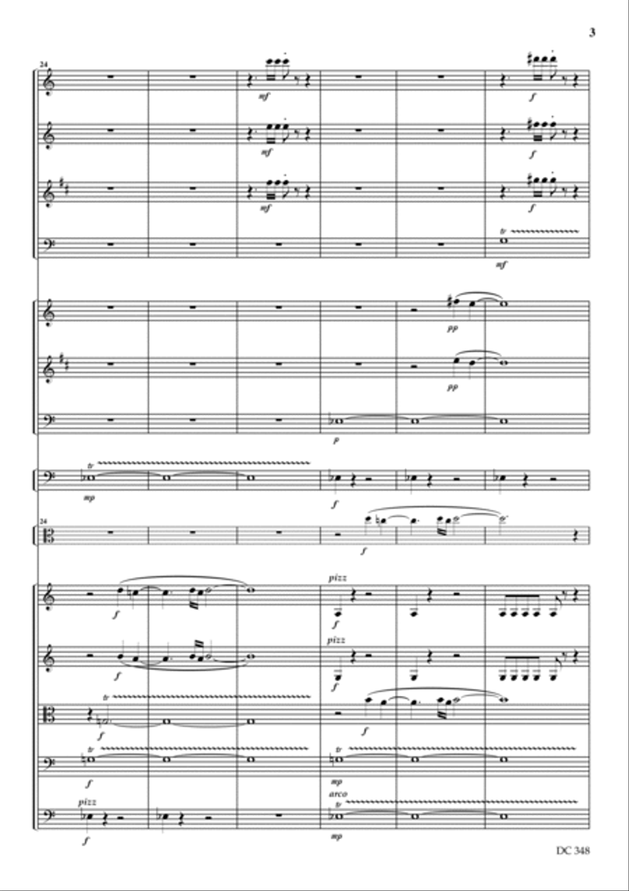 Conversation Concerto No.4 for viola and orchestra [score only] Full Orchestra scores gallery preview page 3