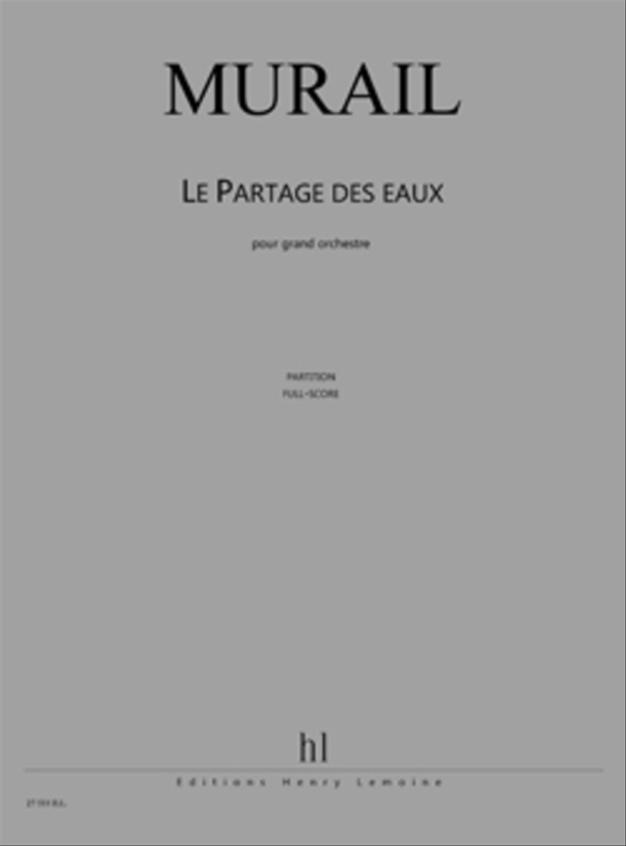 Le Partage Des Eaux Le Partage Des Eaux Orchestra scores gallery preview page 1