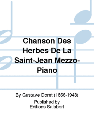 Chanson Des Herbes De La Saint-Jean Mezzo-Piano