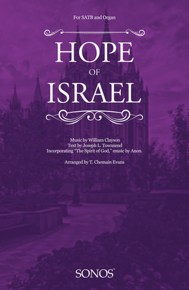 Book cover for Hope of Israel - SATB