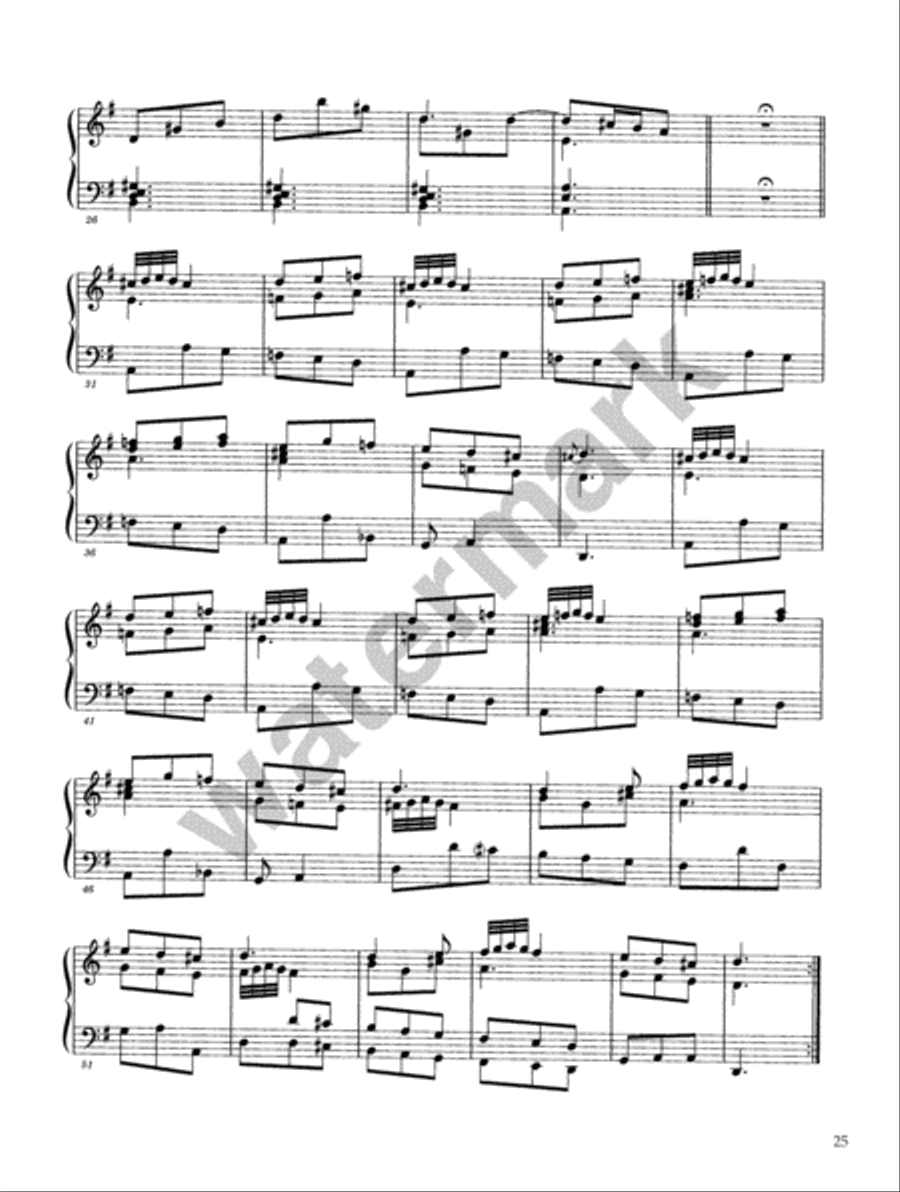 Domenico Scarlatti -- Ninety Sonatas in Three Volumes, Volume III Piano Solo scores gallery preview page 8