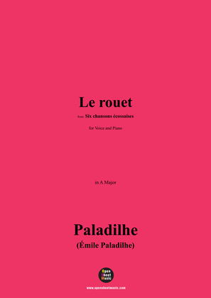 Paladilhe-Le rouet,in A Major