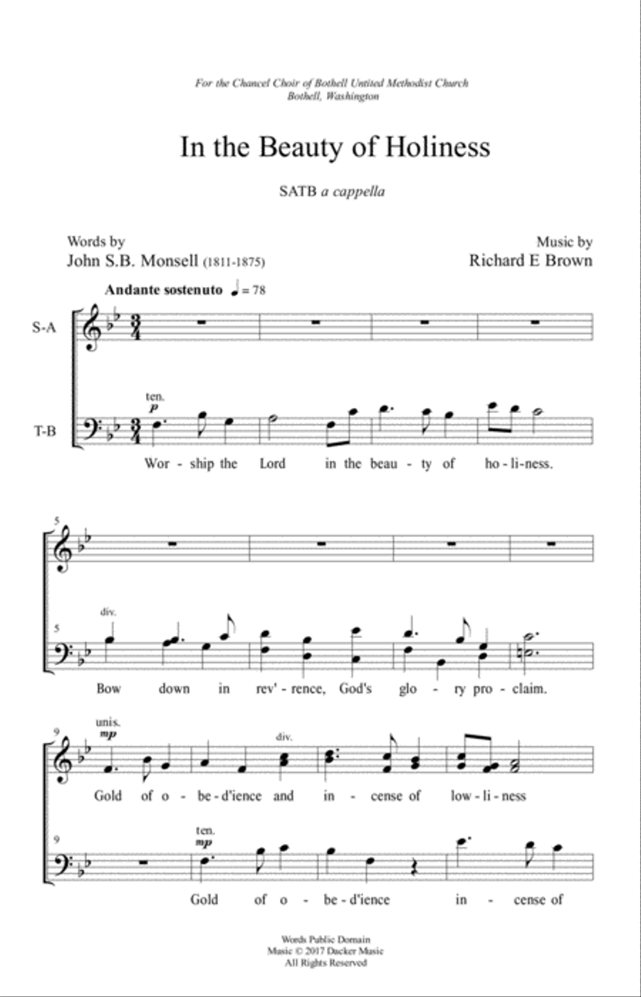 In the Beauty of Holiness 4-Part scores gallery preview page 2