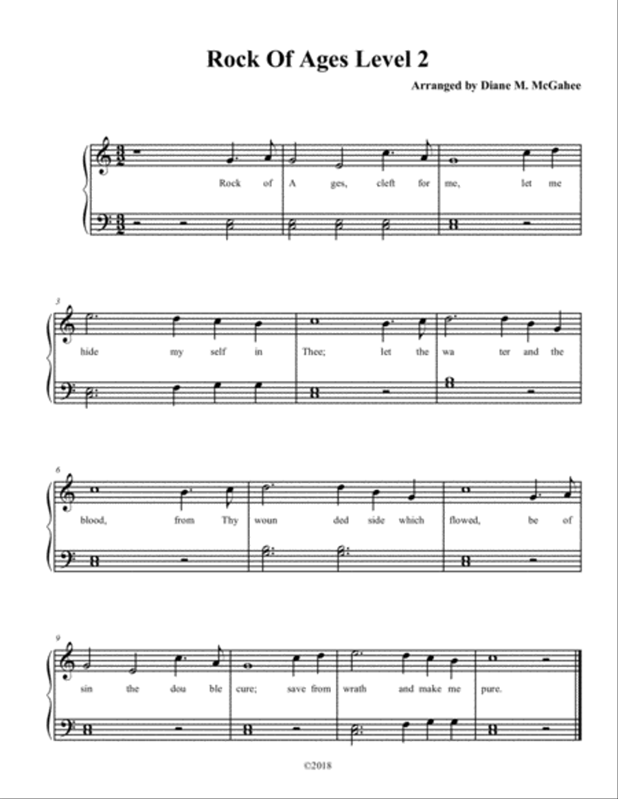 Rock Of Ages Small Ensemble scores gallery preview page 1