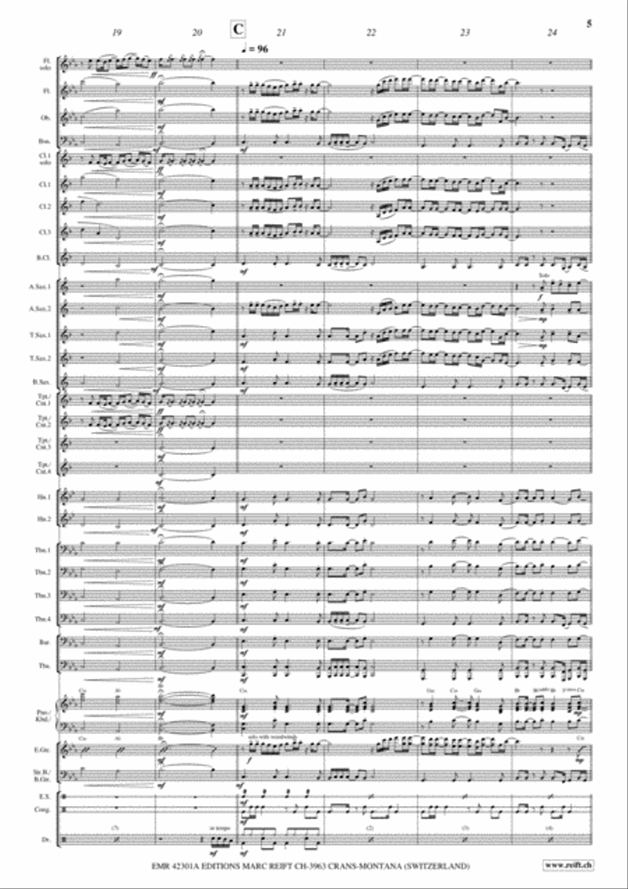 Love Is All Love Is All Concert Band scores gallery preview page 5