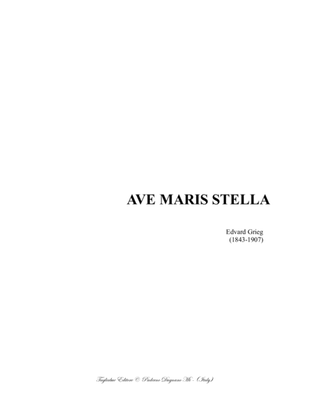 AVE MARIS STELLA - Grieg - For SSAATTBB