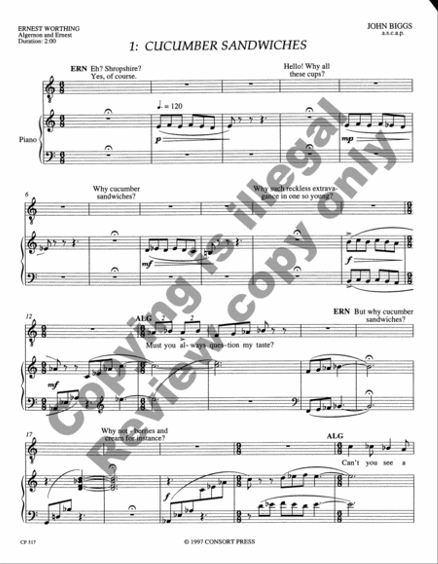 Ernest Worthing Ernest Worthing Voice scores gallery preview page 5