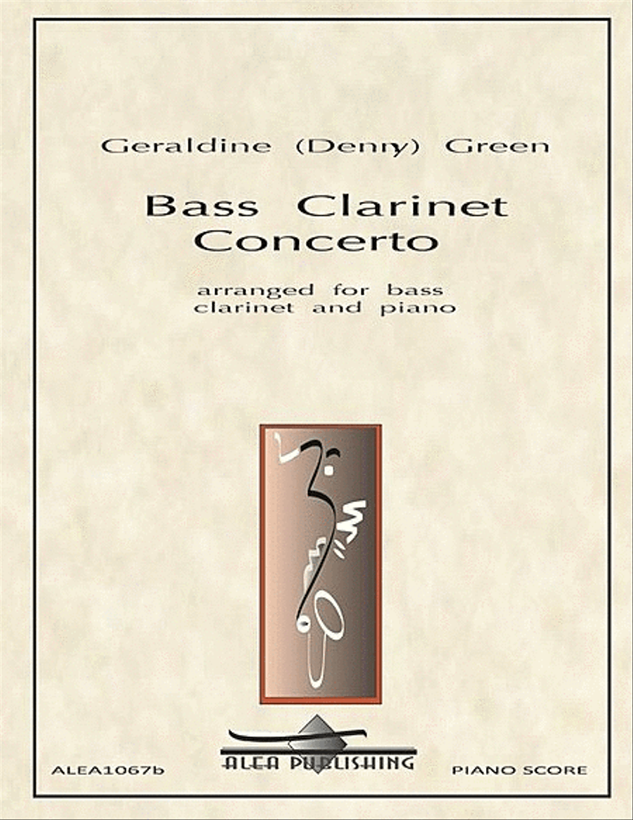 Concerto [piano reduction w/solo part] Bass Clarinet scores gallery preview page 1