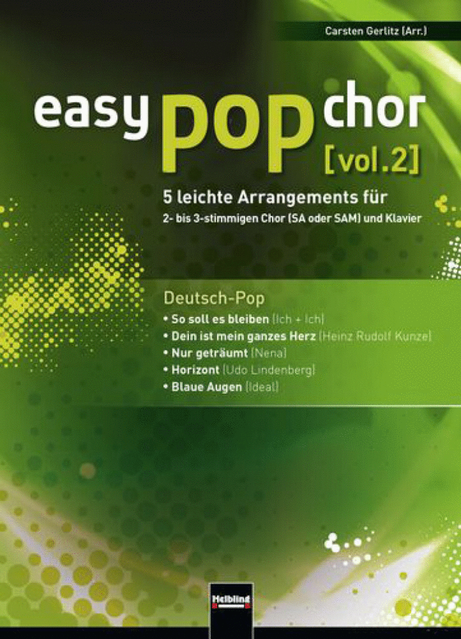 Easy Pop Chor 2: Deutsch-Pop 3-Part scores gallery preview page 1