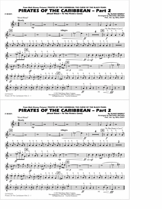 Pirates of the Caribbean - Part 2 (arr. Michael Brown) - F Horn