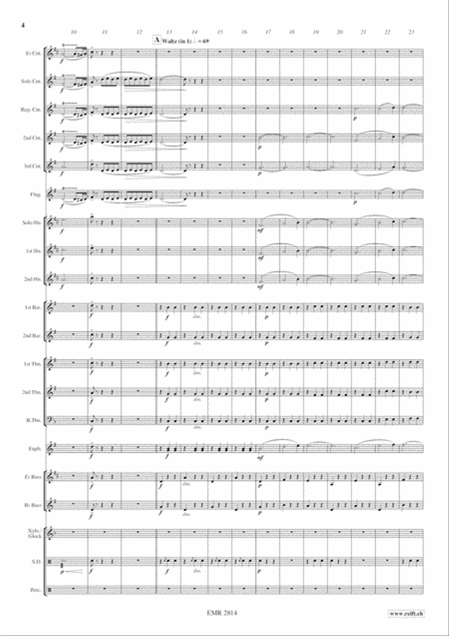 The Skaters' Waltz Brass Band scores gallery preview page 5