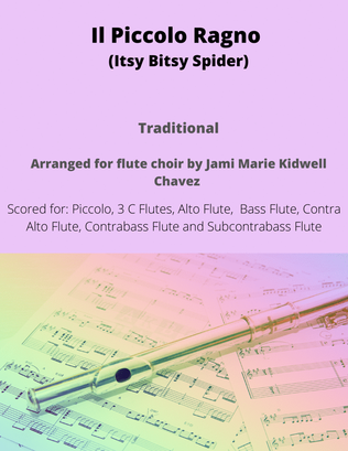 Book cover for Il Piccolo Ragno (Itsy Bitsy Spider)