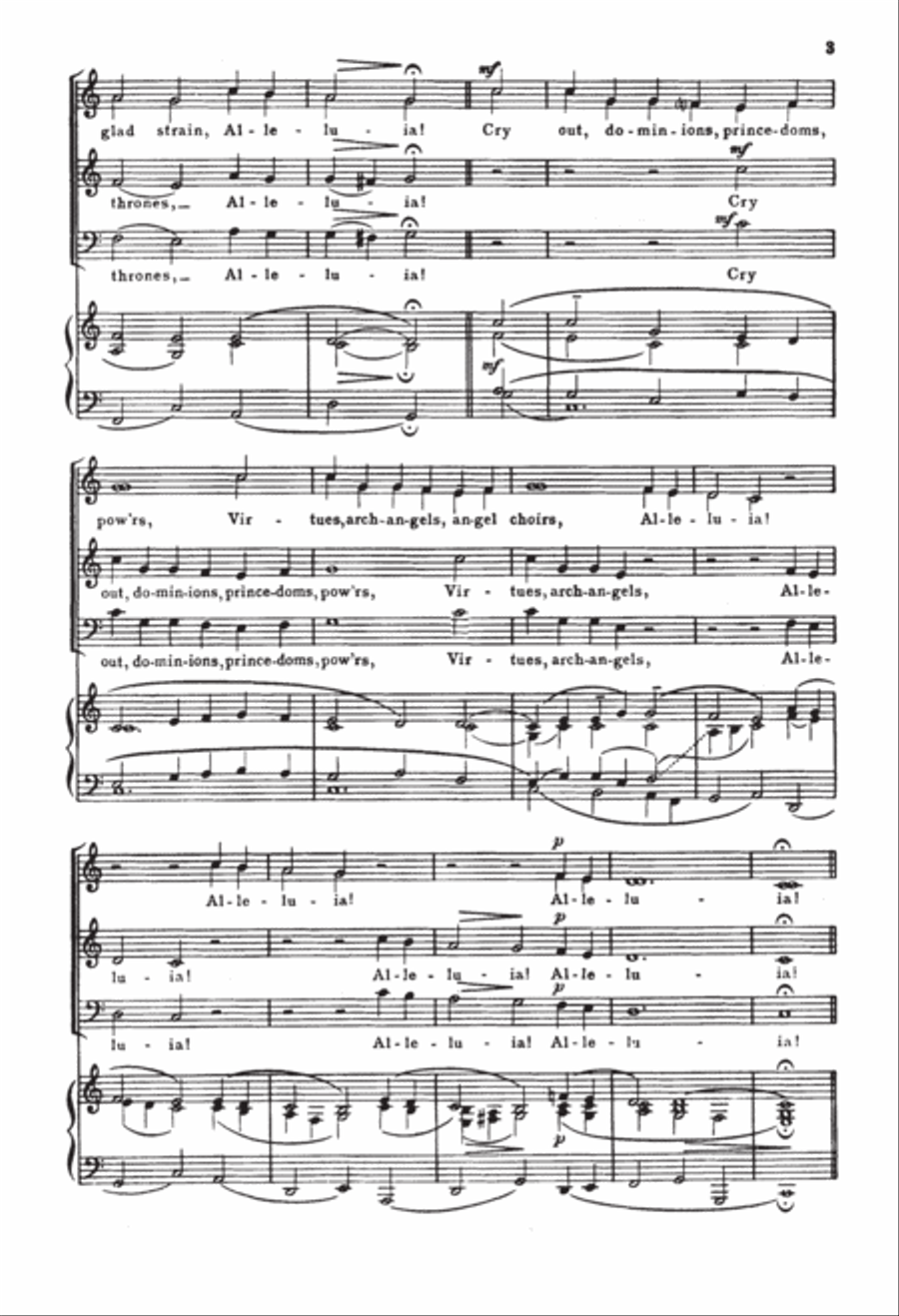 Ye Watchers and Ye Holy Ones 4-Part scores gallery preview page 3