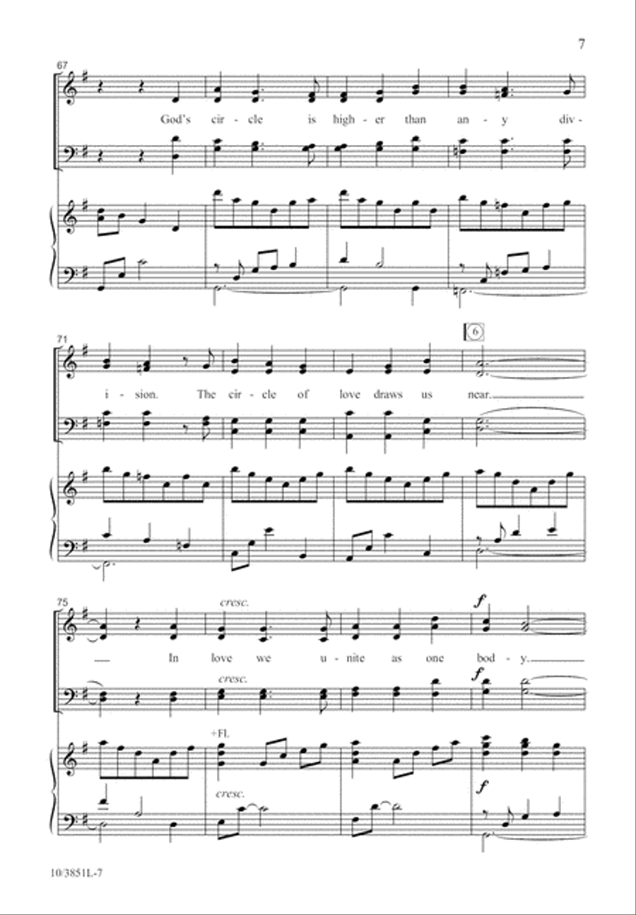 Come to the Circle 4-Part scores gallery preview page 7