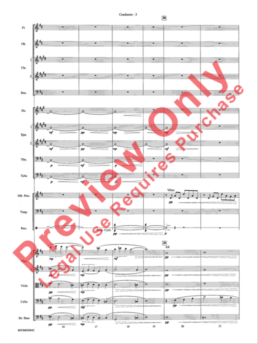 In the Fading Light of Autumn Full Orchestra scores gallery preview page 6