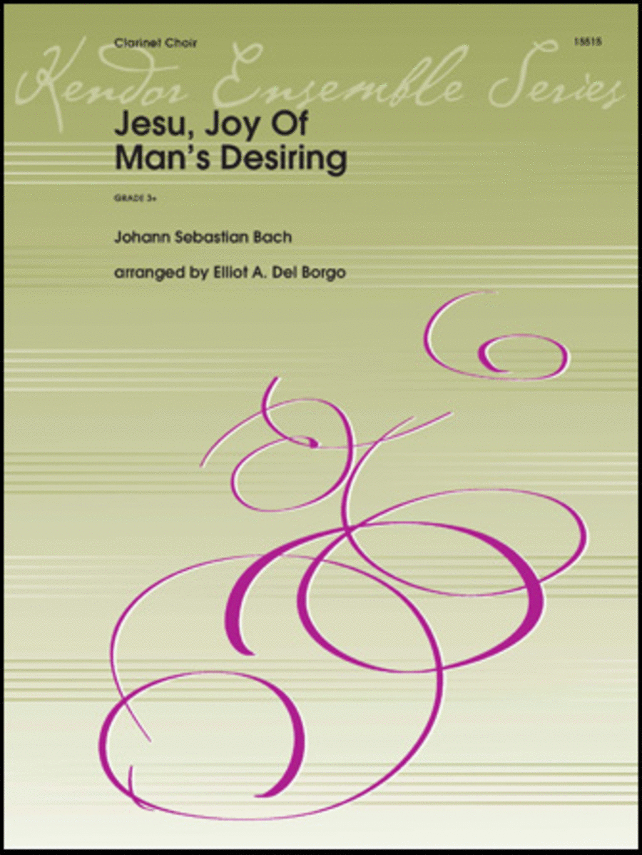 Jesu, Joy Of Man's Desiring B-Flat Clarinet scores gallery preview page 1