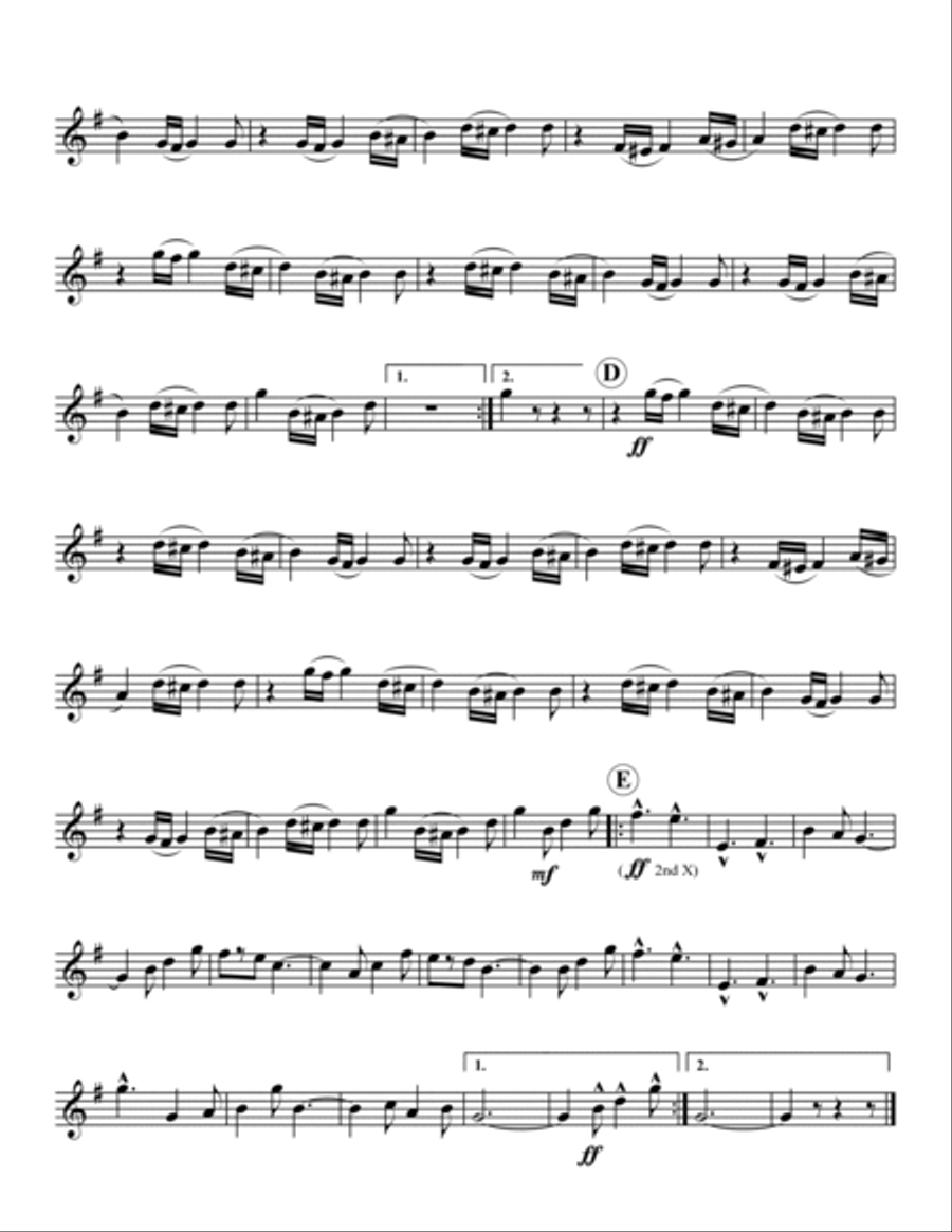 Semper Fidelis Brass Quintet scores gallery preview page 6