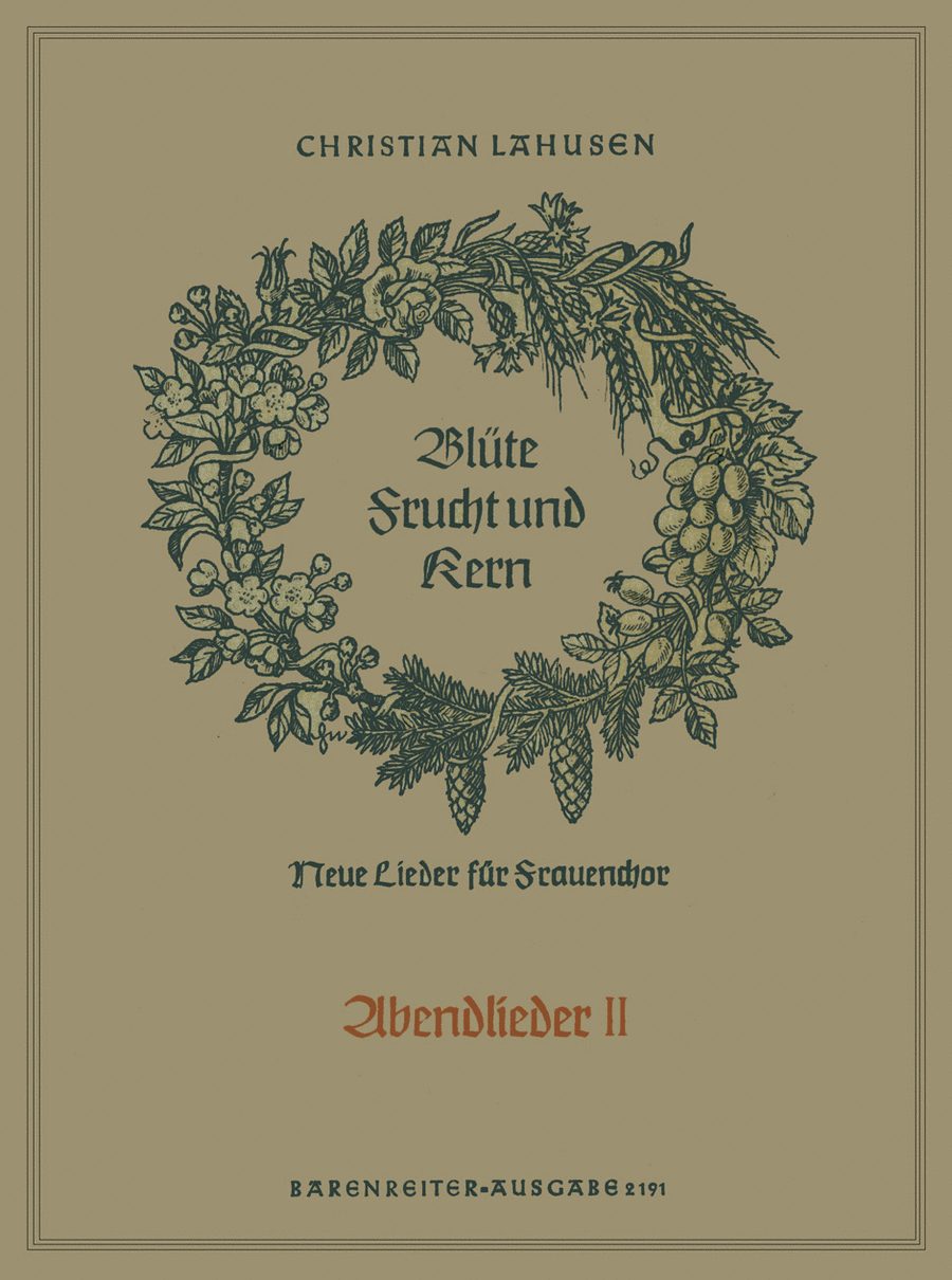 Blute, Frucht und Kern, Heft 11: Abendlieder II SSA scores gallery preview page 1