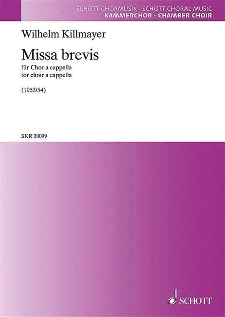 Missa Brevis 4-Part scores gallery preview page 1