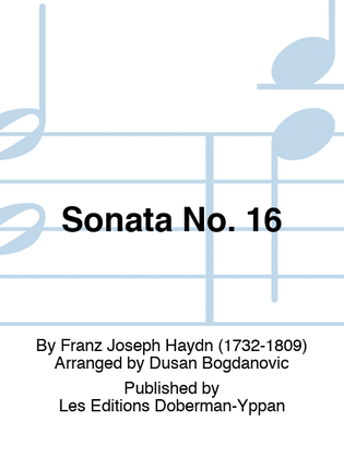 Book cover for Sonata No. 16