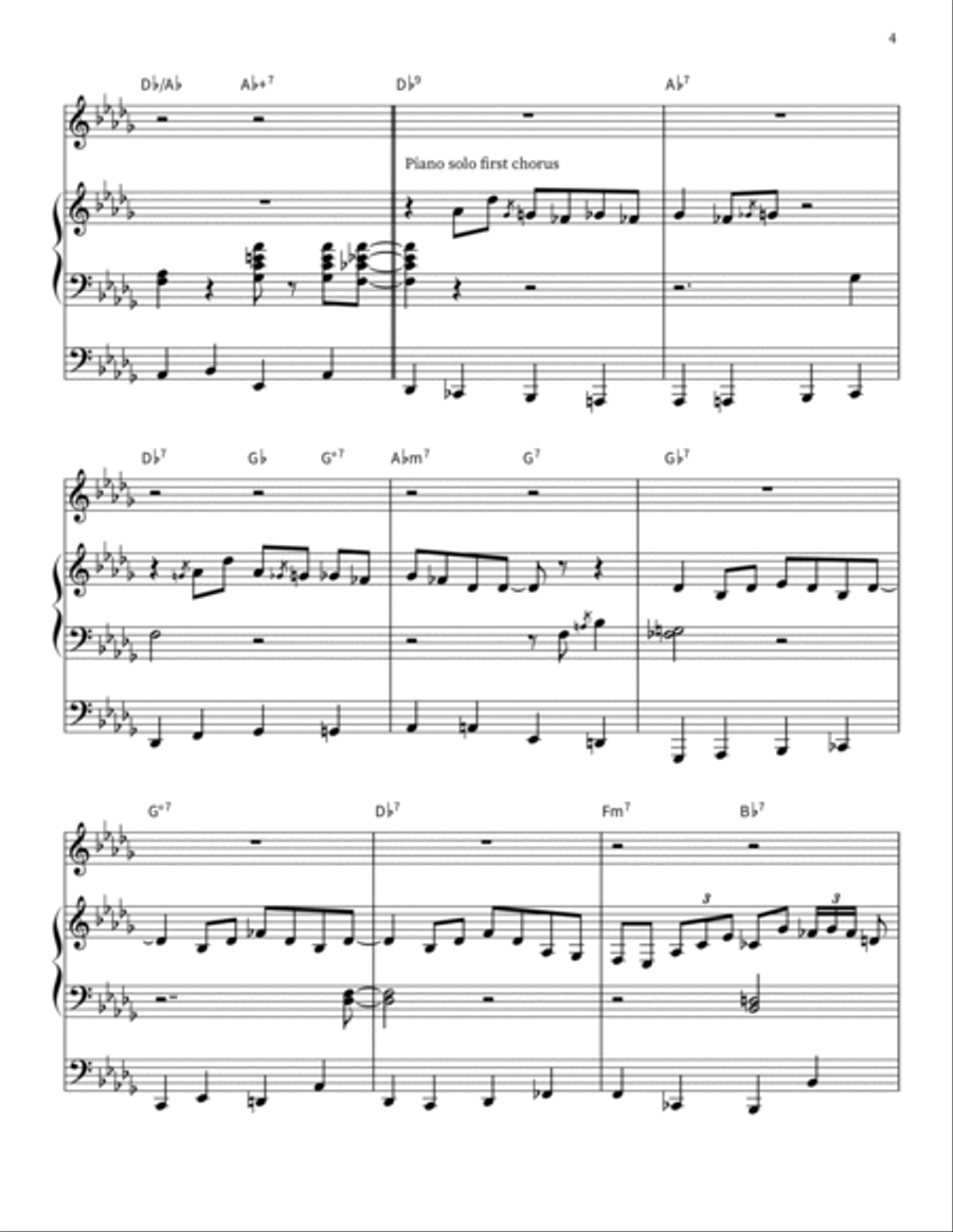 Doodlin' Doodlin' Jazz Ensemble scores gallery preview page 4