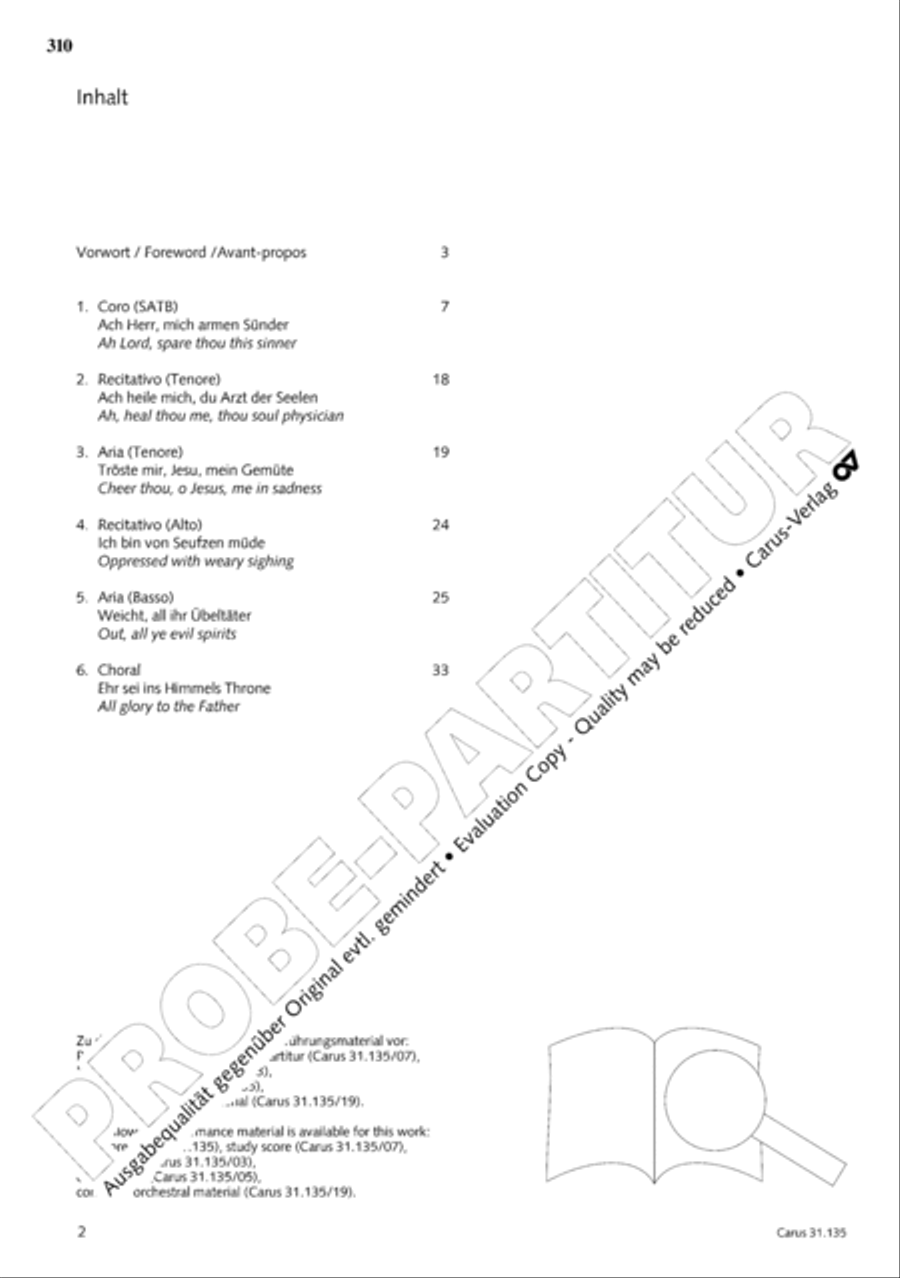 The Complete Sacred Vocal Works (Das geistliche Vokalwerk) Voice scores gallery preview page 311