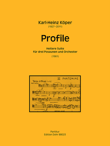 Profile (1961) -Heitere Suite für drei Posaunen und Orchester-