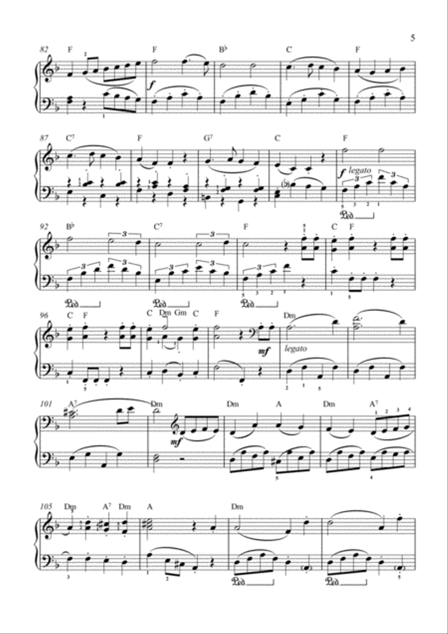 The Lone Ar-ranger goes Easy! (Piano Solo) Piano Solo scores gallery preview page 5