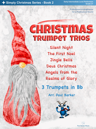 Book cover for Christmas Trumpet Trios Book 2