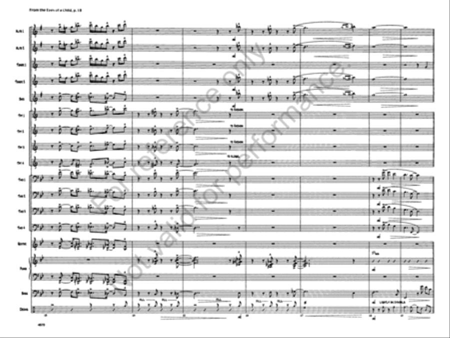 From the Eyes of a Child From the Eyes of a Child Jazz Ensemble scores gallery preview page 17