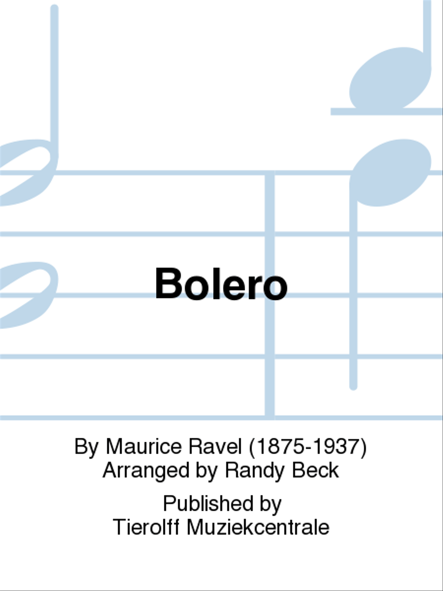Bolero Bolero Concert Band scores gallery preview page 1