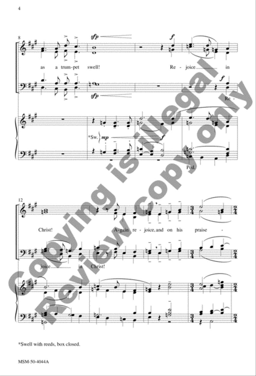 Awake, Arise! Awake, Arise! 4-Part scores gallery preview page 4