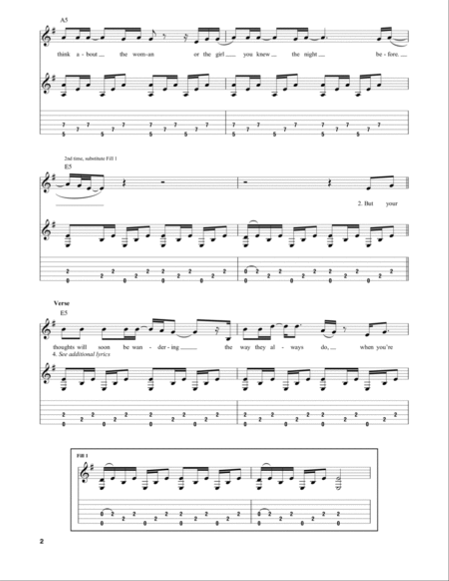 Turn The Page Electric Guitar scores gallery preview page 2