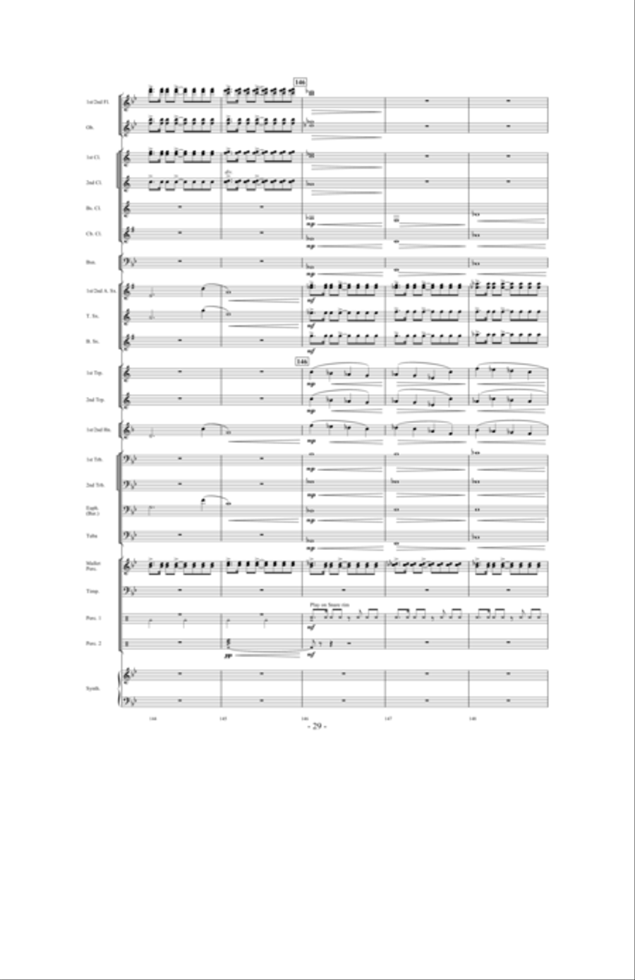 Earhart Earhart Concert Band scores gallery preview page 28